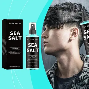 Sea Salt Spray for Men & Women, Texturizing Hair Spray for Beachy Waves & Volume, Curl Enhancing & Heat Protectant, Lightweight Hold 100ml