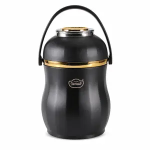 Luxury insulated lunch box for hot meals, stainless steel insulated food jar with handle, leakproof bento soup storage container, suitable for office, travel, and meal prep