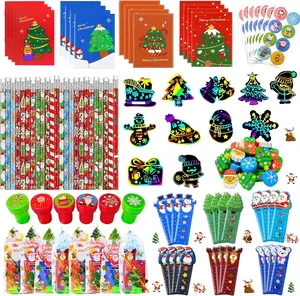 Valentine Day Gift 168PCS Party Favors for Kids, 24 Pack Stationery Set Toys Bulk Classroom Prizes Goodie Bag Stocking Stuffers Gifts for Boys Girls Party Supplies