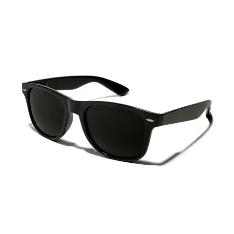 ShadyVEU Super Dark, Glossy Frame Sunglasses