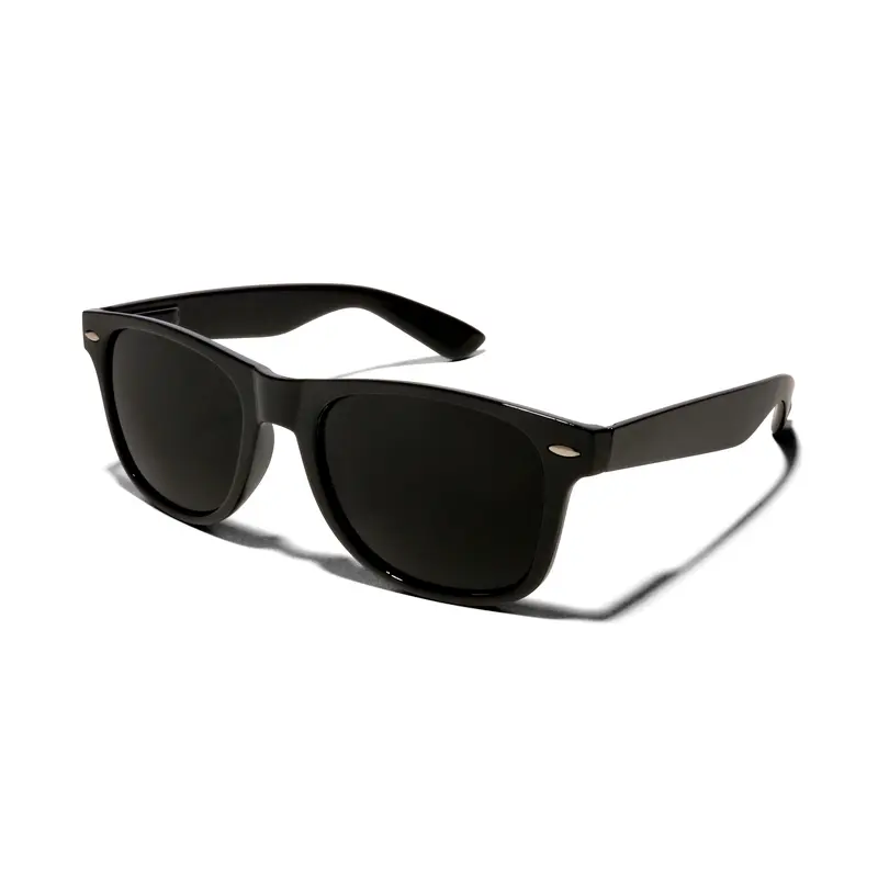 ShadyVEU Super Dark, Glossy Frame Sunglasses