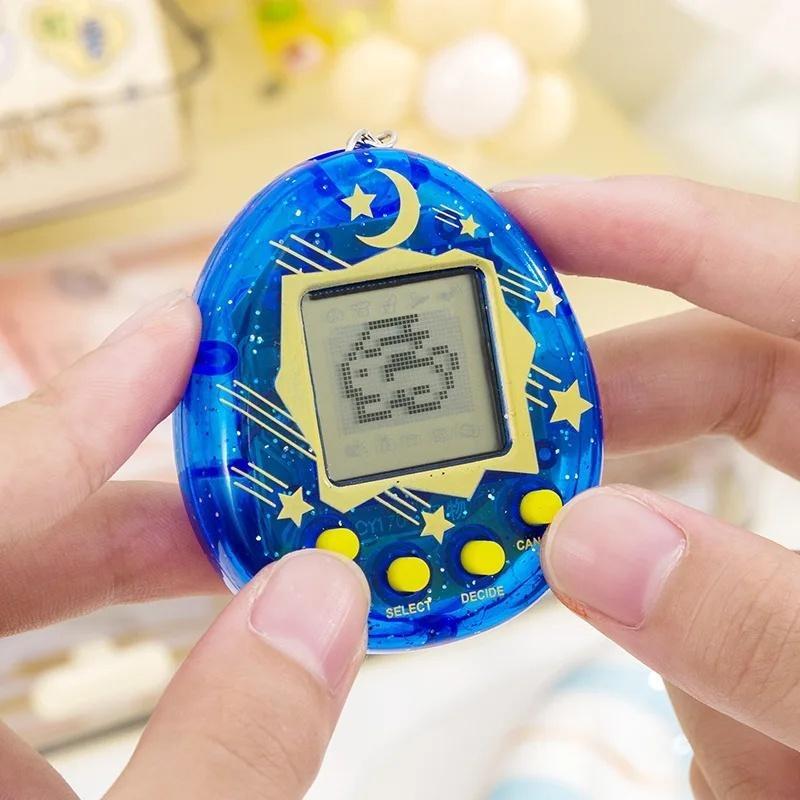 Cute Tamagotchi Simulation Game Console Shaped Bag Pendant Car Keychain Pendant Decorative Accessory