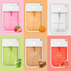 Portable Travel Hand Sanitizer Spray, Moisturizing Fruit Plant Scent, Liquid Formula, Ideal for Women & Girls, Perfect Gift Idea