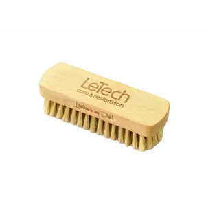 LeTech Leather Cleaning Brush | Premium Natural Bristle Tool