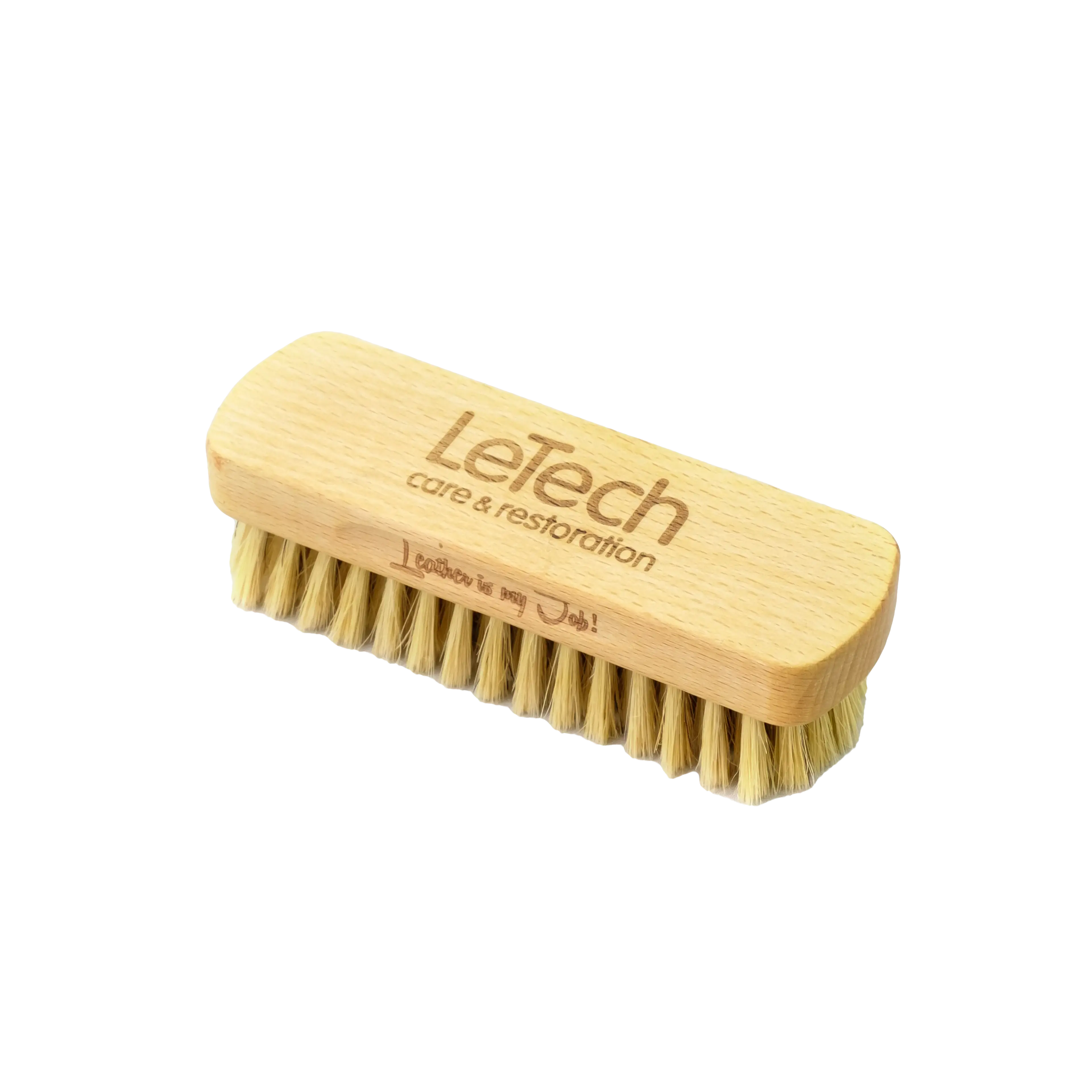 LeTech Leather Cleaning Brush | Premium Natural Bristle Tool