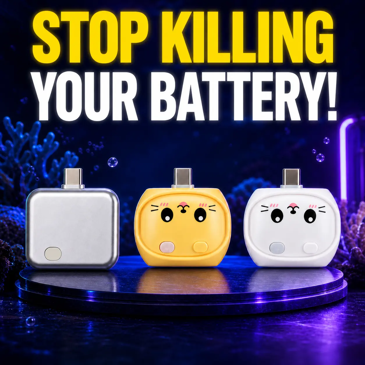 Full-Charge Automatic Disconnector: Automatically cuts off power when a fast-charging phone is fully charged to prevent overcharging.