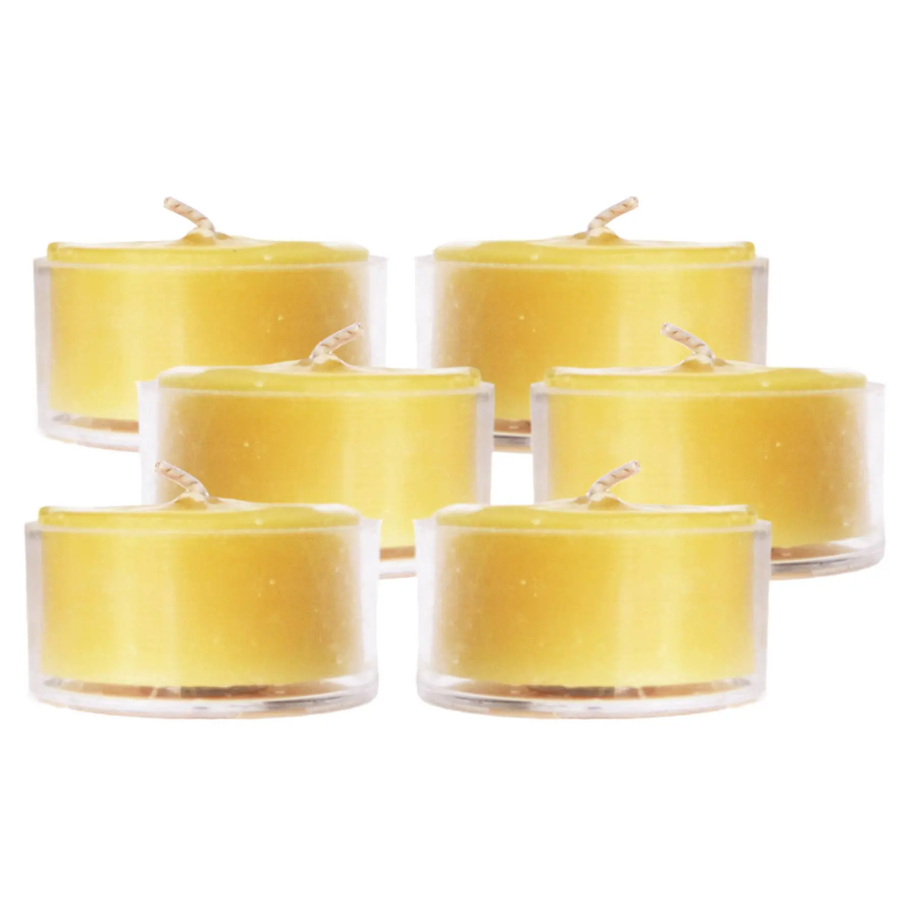Pure Beeswax Tea Lights - 100% Beeswax with Cotton Wicks
