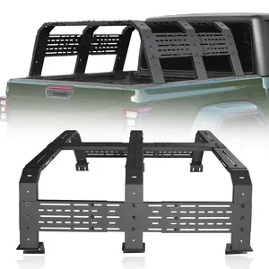 18.8" High Overland Bed Rack for Ford Ranger & GMC Canyon & Chevrolet Colorado & Jeep Gladiator JT 6' Bed- Hooke Road Truck Accessories