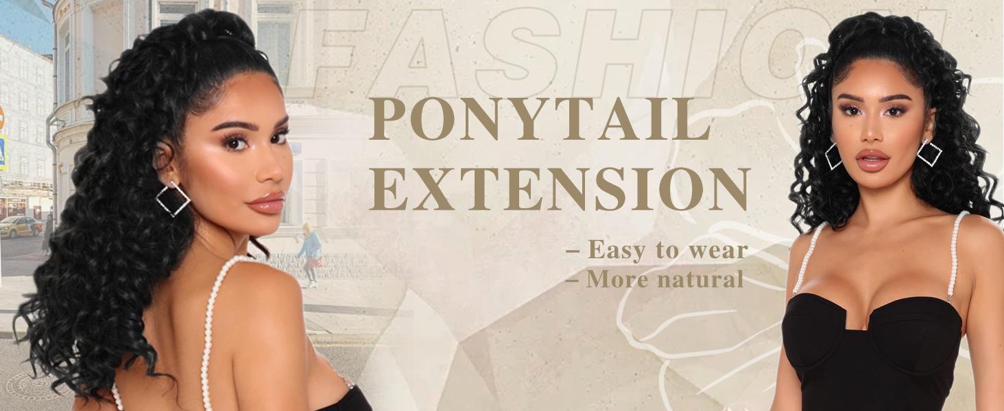 AISI HAIR Drawstring Ponytail Extension for Black Women Synthetic Clip in Ponytail Extension Long Curly Wavy Hairpieces for Daily Use Wavy AISI HAIR Drawstring Ponytail Extension for Black Women Synthetic Clip in Ponytail Extension Long Curly Wavy Hairpieces for Daily Use Wavy
