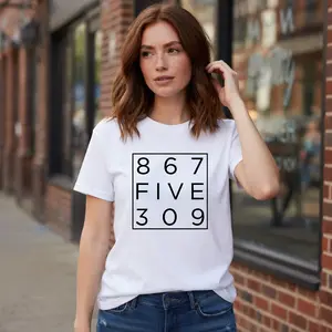 Jenny 867-5309 T-Shirt, Retro 80s Tommy Tutone Shirt, Funny Music Lover Tee, Vintage 1980s Pop Culture Graphic Shirt