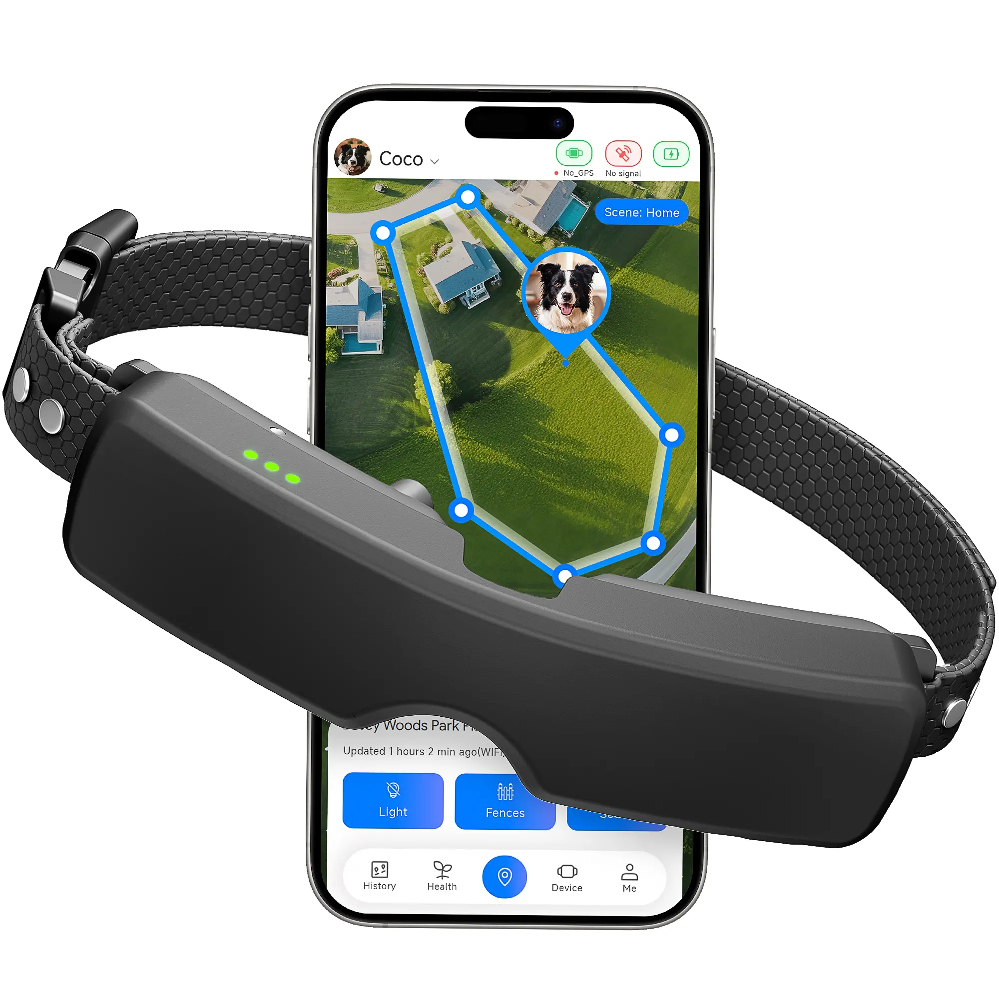 Thereye 3rd Generation Wireless Electronic Fence & Remote Dog Training Collar — 3 Correction Modes (Beep/Vibration/Shock), Automatic Warning, IP67 Waterproof Rating, 3,379ft Ultra-Long Range, Suitable for Dogs 10–120 lbs — An Excellent Training Aid