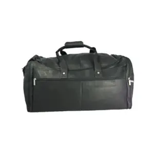 212 MAIN Extra Large Multi-Pocket Functional Duffle Bag with Multiple Zippers - David King & Co 305B, Black, Functional Duffle Bags