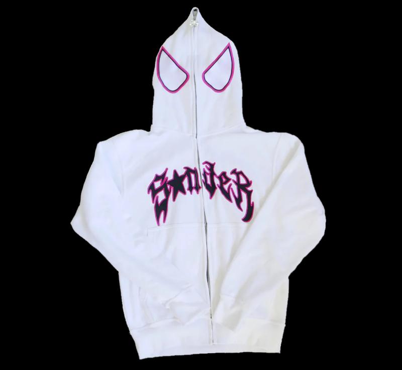 SonderStruck Spider Hoodie Matching Couples Valentines Full Zip Up