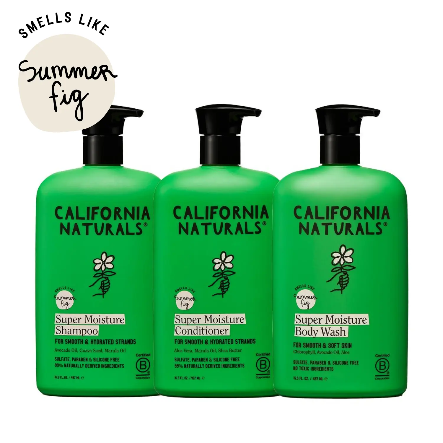 Super Moisture Collection - Shampoo, Conditioner, Body Wash