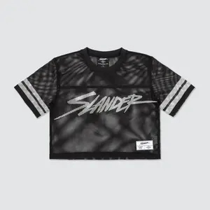 SLANDER CROP MESH JERSEY