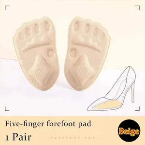 Women High Heel Forefoot Pad for Shoes Insert Half Insoles Plantar Fasciitis Pain Relief Comfortable Foot Care Massaging Toe Pad CHUJIE