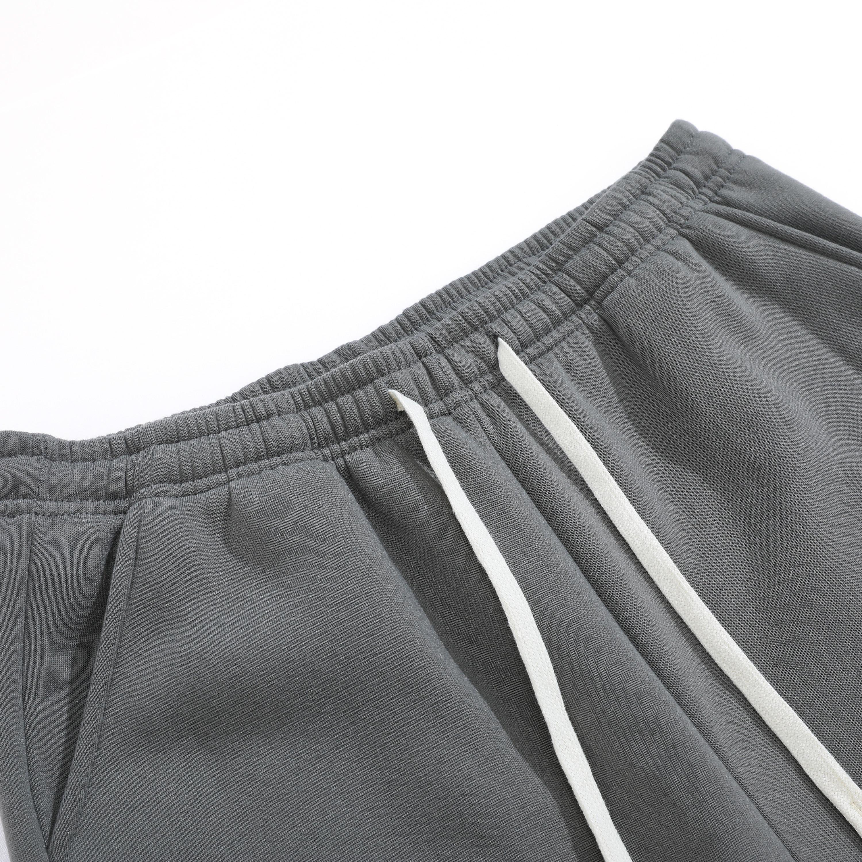 Summer Vibes 2-Pack Men’s Casual Knee-Length Sweat Shorts, Elastic Waist with Drawstring, Breathable Fabric, Suitable for Sports and Everyday Use, Comfortable Lounge and Streetwear Shorts for Men