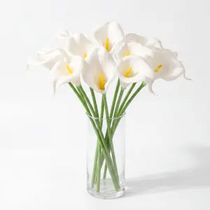 Artificial Calla Lily Bouquet, Mother's Day Gift, Table/coffee Table/foyer Decor, Minimalist Home Centerpiece Floral Arrangement