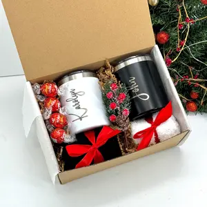 Christmas Gift Basket For A Couple Personalized Hygge Gift For Two Happy