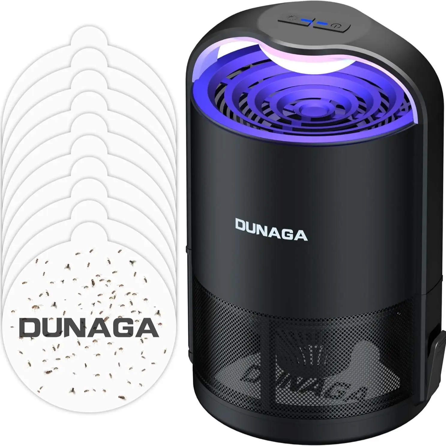 Automatic Indoor Fruit Fly Catcher, Gnat Insect and Mosquito Trap for Home with 10 Sticky Glue Boards