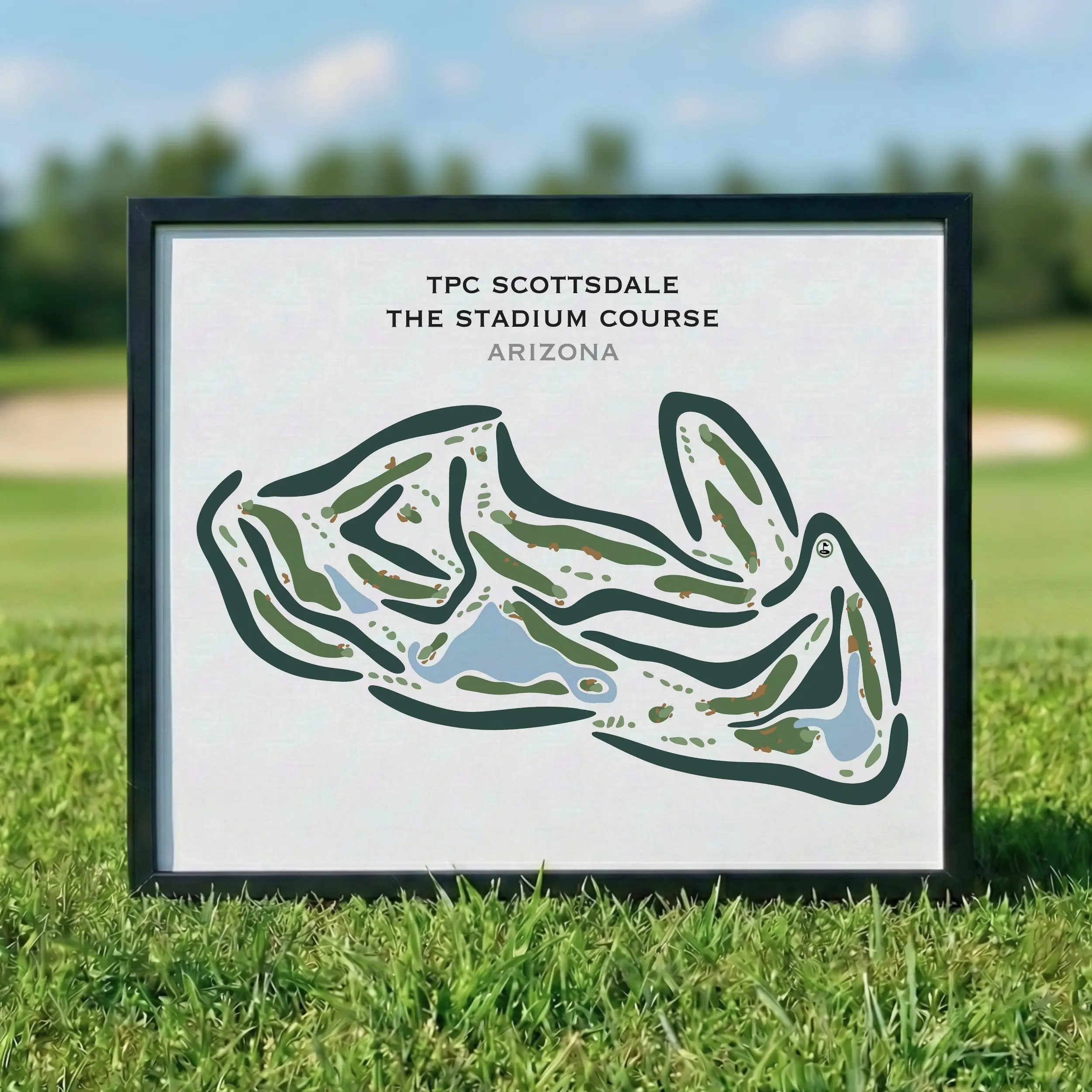 TPC Scottsdale Stadium Course, Arizona - Printed Golf Courses