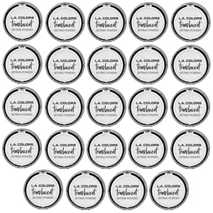 Polvo Compacto Translúcido L.A. Colors - Venta al por Mayor 24 Unidades (CSP370)