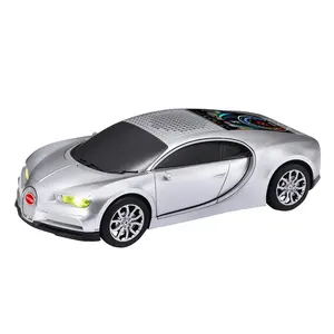 WSTER WS-660 Bugatti sports car model Bluetooth speaker supports Bluetooth TF card USB connection radio selfi and call answering functions a top choice for birthday and Valentine's Day gifts.