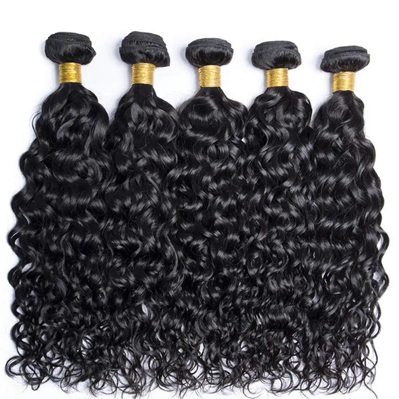 24K Extensions Water Hair 3 Bundles Brazilian Virgin Hair Water Human Hair Bundles