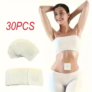 30pcs Body Shaping Patches for Abdomen and Arms, Infused with Hyaluronic Acid, Long-Lasting Adhesion, Fresh Scent, Suitable for All Skin Types