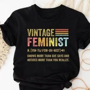 Feminist Shirt, Feminism Gifts, Feminist Description Shirt, Empowered Women, Equality, Women Rights, Girl Power, Full Colors short n sweet outfits