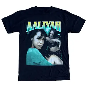 Aaliyah Green Graphic TEE, Music Concert Shirt, Famous Band shirt, Shirt For Fan, Artist Shirt, Album Shirt, Music Tee, Unisex Tee Short Sleeve New Tshirt Fullsizes