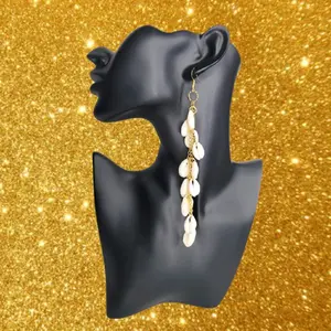 Elegant Cowrie Shell Earrings for Women - Perfect for Casual and Formal Occasions