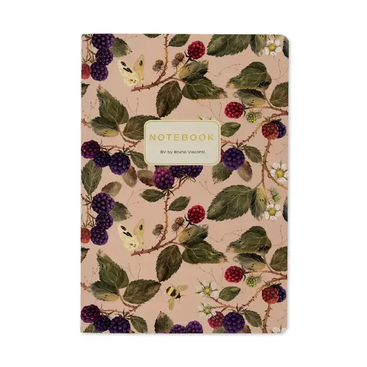 BV by Bruno Visconti A5 Notebook - Wild Blackberry