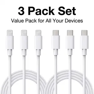 20W MFi-Certified Type-C to Lightning Charging Data Cable, Durable Cord for iPhone 14/13/12/11 Pro Max, X, XR, Plus Smartphones & Tablets, Charger
