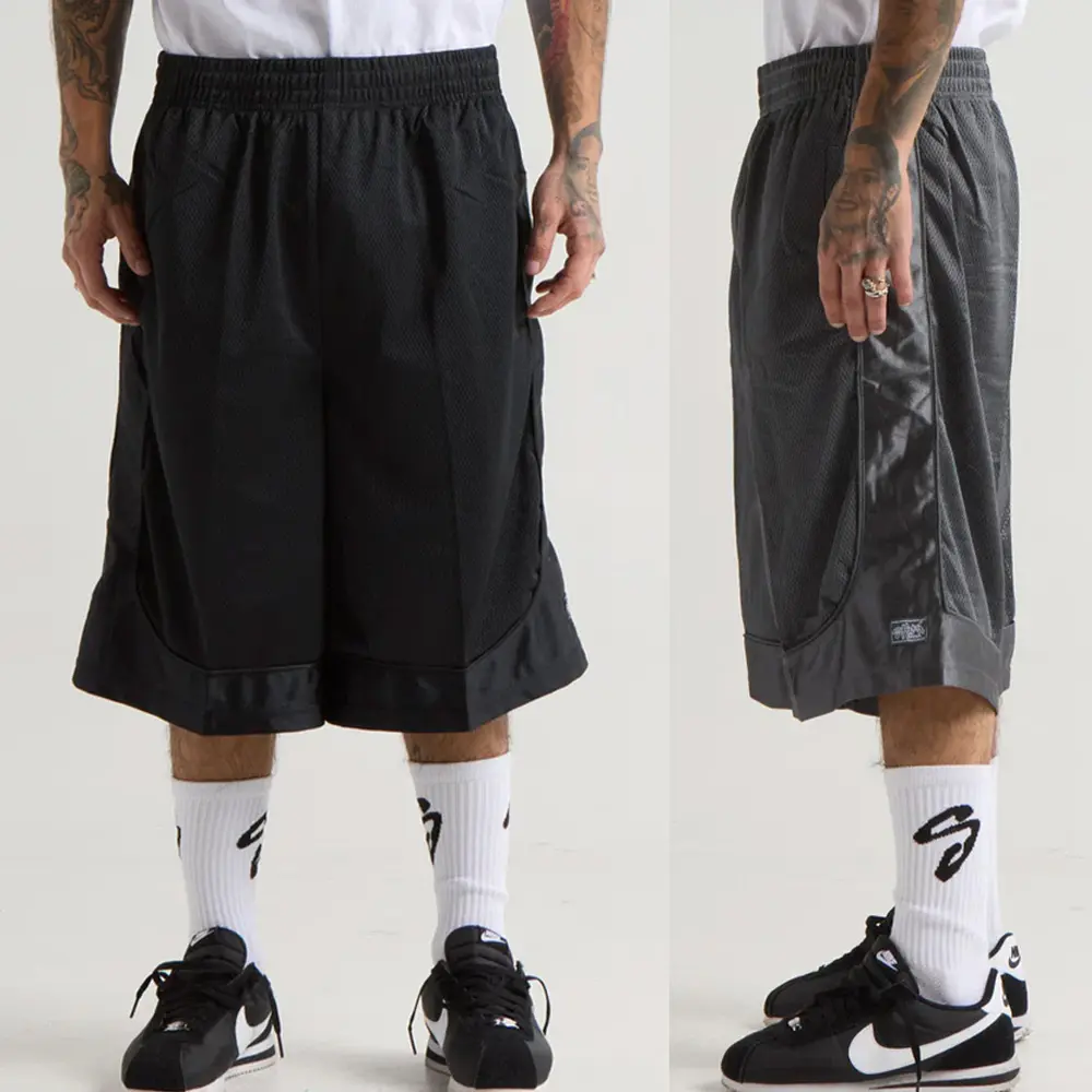 Shaka Wear Men's Mesh Shorts Relaxed Fit Basketball Gym Workout Menswear