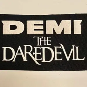 Demi the Daredevil Logo Canvas Patch