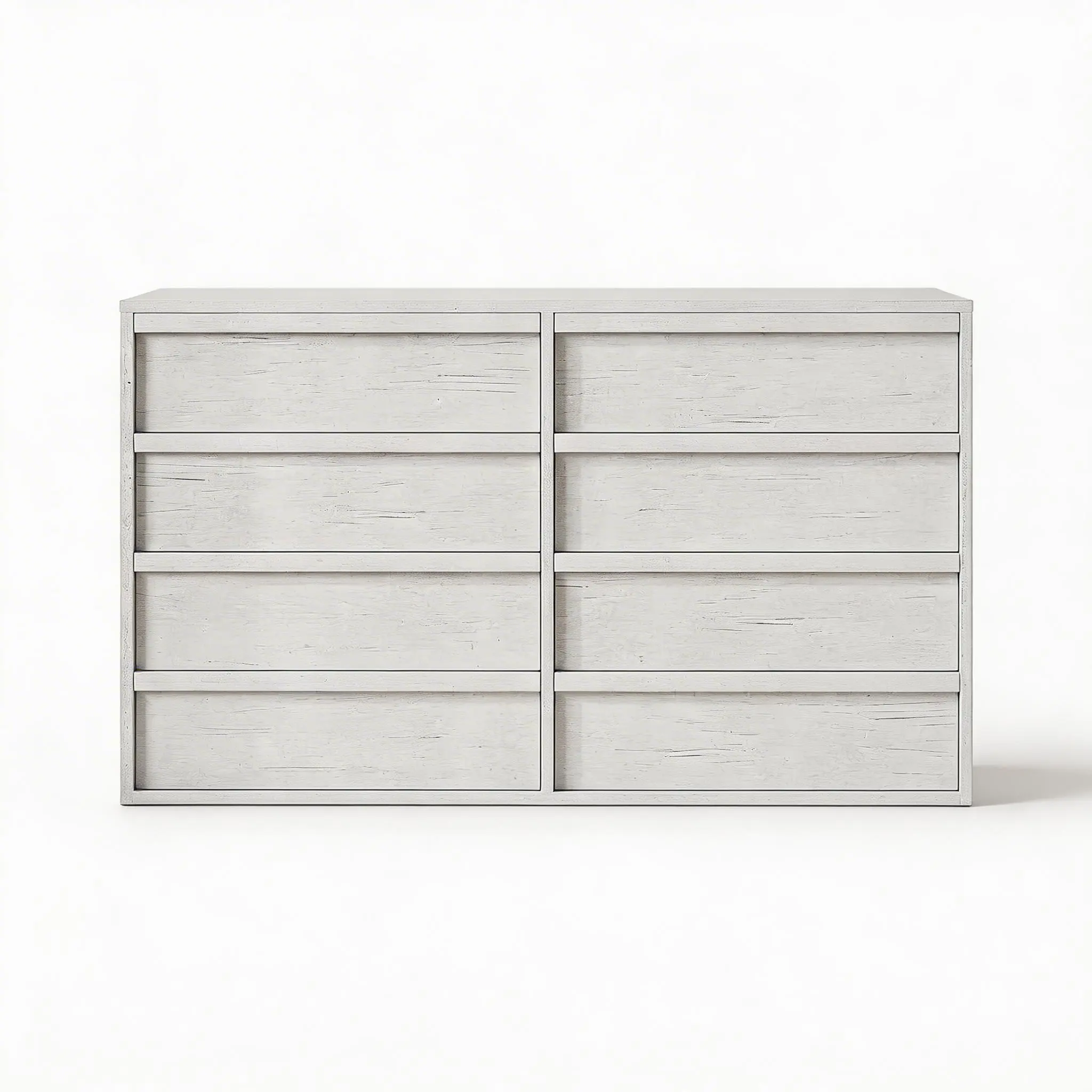 OP-Garvee 58.7 Inch Wide 9 Drawer Dresser for Bedroom Wood Horizontal Chest of Drawers Large Storage Cabinet for Living Room Hallway Entryway Wood Finish Modern Geometric Console Table dining set Mobile Standing Desk with Wheels coffee