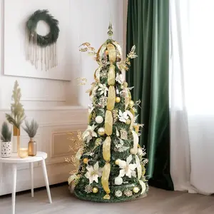 Fire-Resistant Collapsible Holiday Decor Christmas Trees