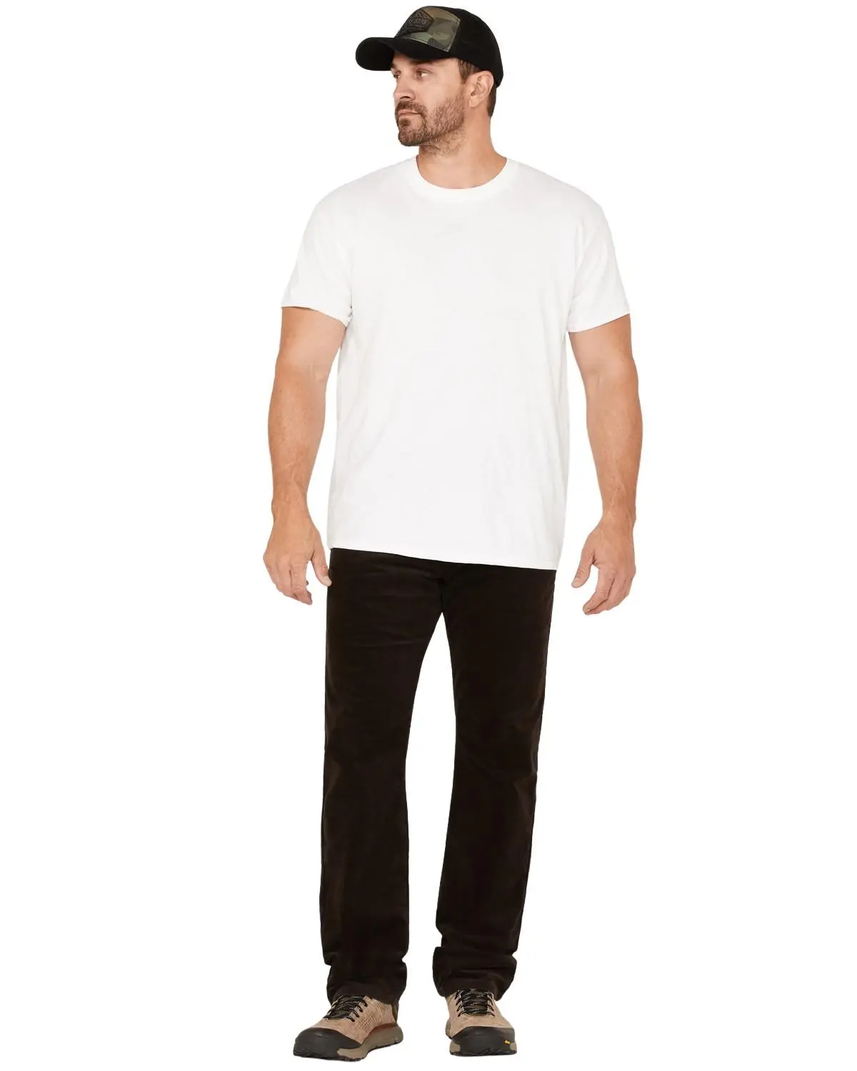 Brothers And Sons Men's Weathered Stretch Corduroy Pants - Basfa22p10-Dark Brown