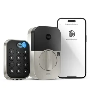 Yale YRD430FWF1619 US15 Assure Lock 2 Touch Key Free Keypad with WIFI Biometric Deadbolt - Satin Nickel Finish