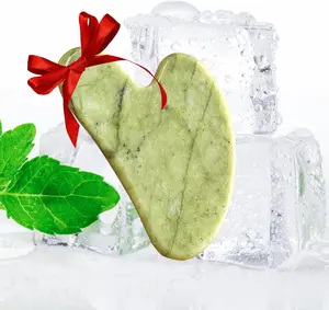 Facial Tools for Skin Care Massage Tools for Self Care Jade Body Stone Spa Kit Face Sculpting Tool for Beauty Puffiness Reduction Muscle Tension Relief Jawline Sculptor Green