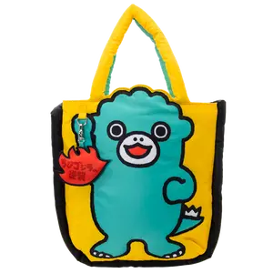 Chibi Godzilla Raids Again Father & Son Padded Die-Cut Tote Bag