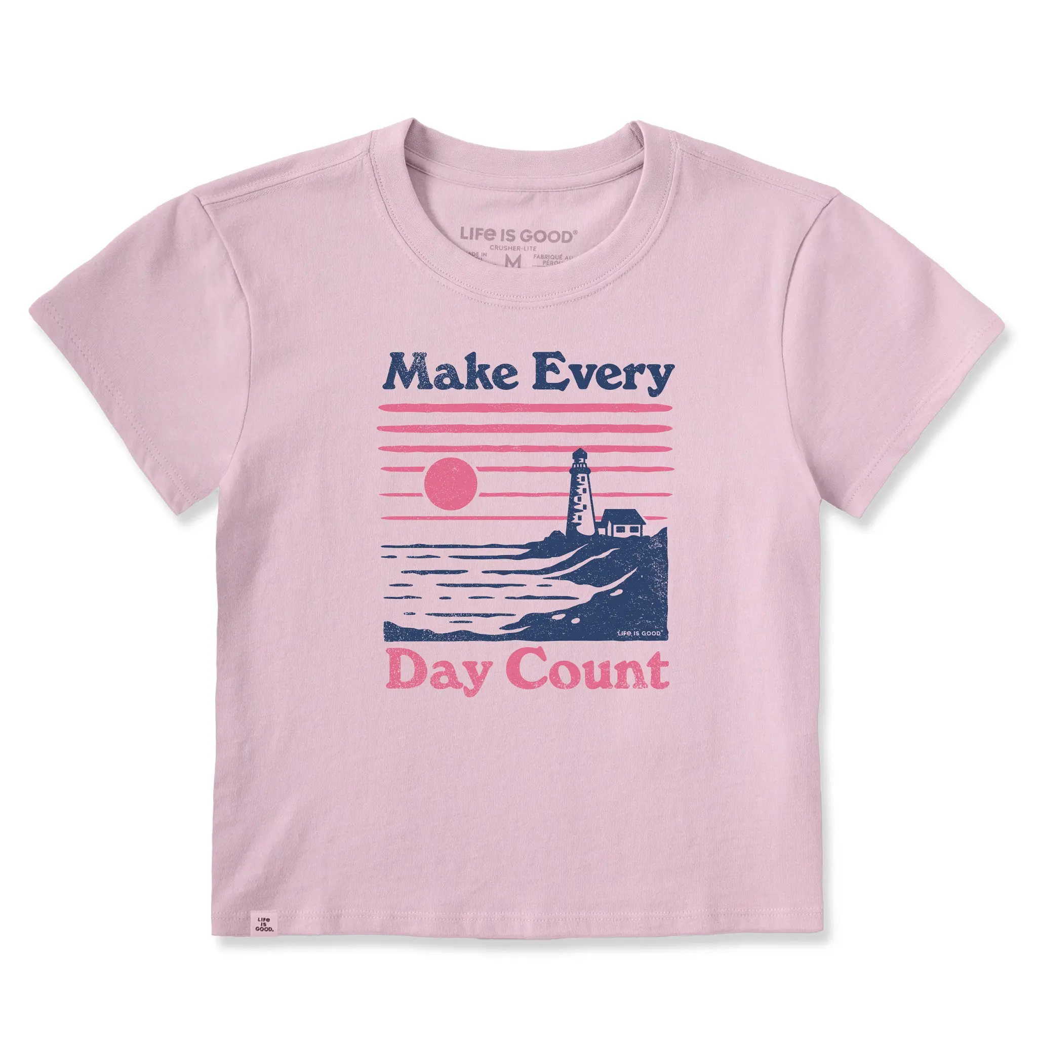 Women's Make Every Day Count Lighthouse Crusher-LITE Shrunken Tee