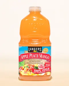 100% Apple Peach Mango Juice - Pressed from Fresh Whole Fruit