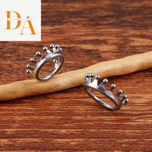 16G Princess Crown Septum Ring • Crown Septum Clicker • Conch Hoop • Nose Ring • Daith Hoop • Daith Earring • Implant Grade Titanium • Gold • Silver
