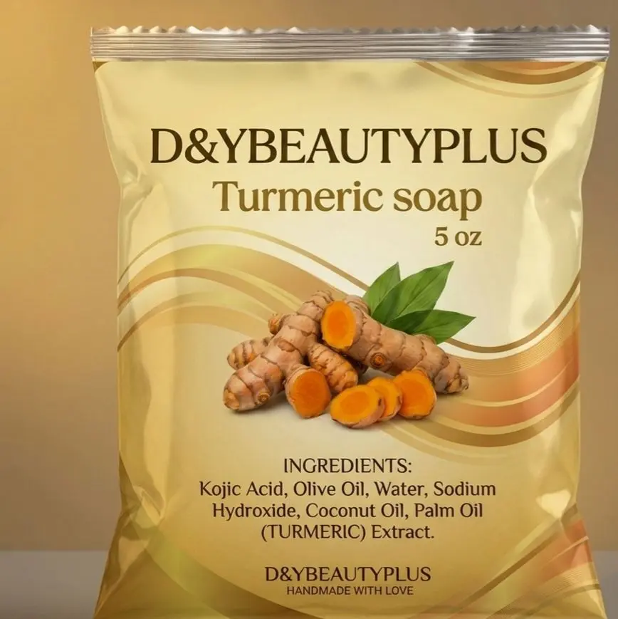 TURMERIC SOAP FOR FACE AND BODY_Natural Skincare for Daily Skin Repair and Acne Treatment