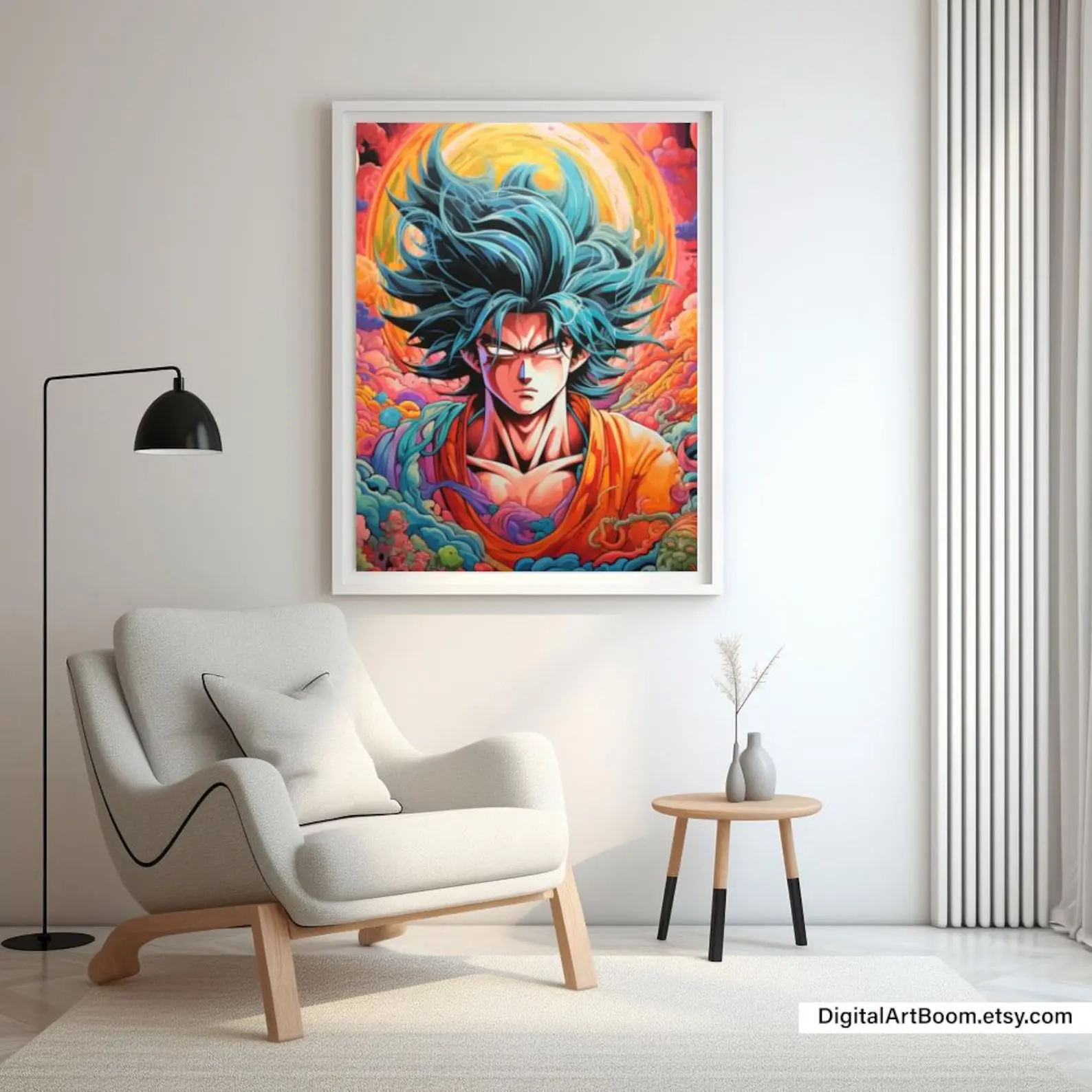 Goku Dragon Ball Poster, Manga Gift, Japanese Artwork, Anime Print, Wall Art Decor, Gift For Anime Fan, Home Decor, Fantasy World, Japanese Art Print