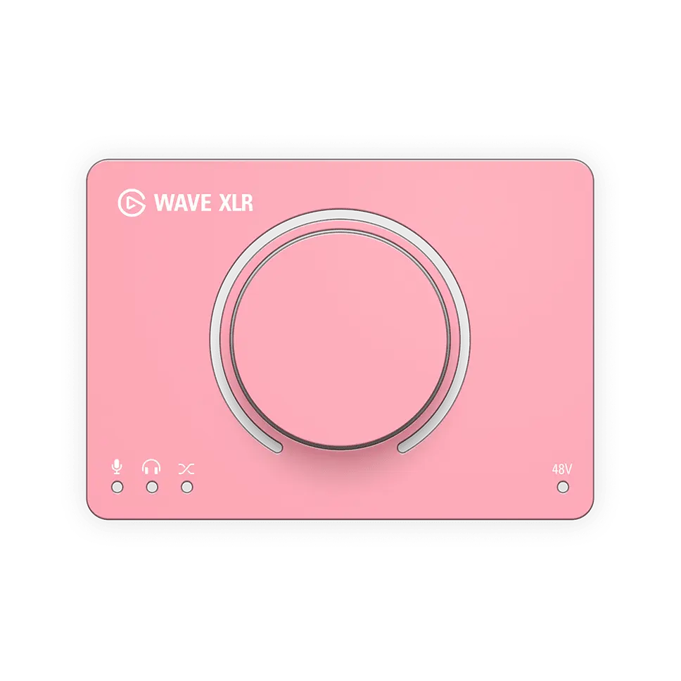 Wave XLR Pink Petal Faceplate