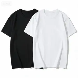 MIDMX  Tshirt 230G 100% Cotton Solid Color Unisex Loose Fit Fade Proof Versatile Everyday  Basic   Black Friday deals  Breathable Casual