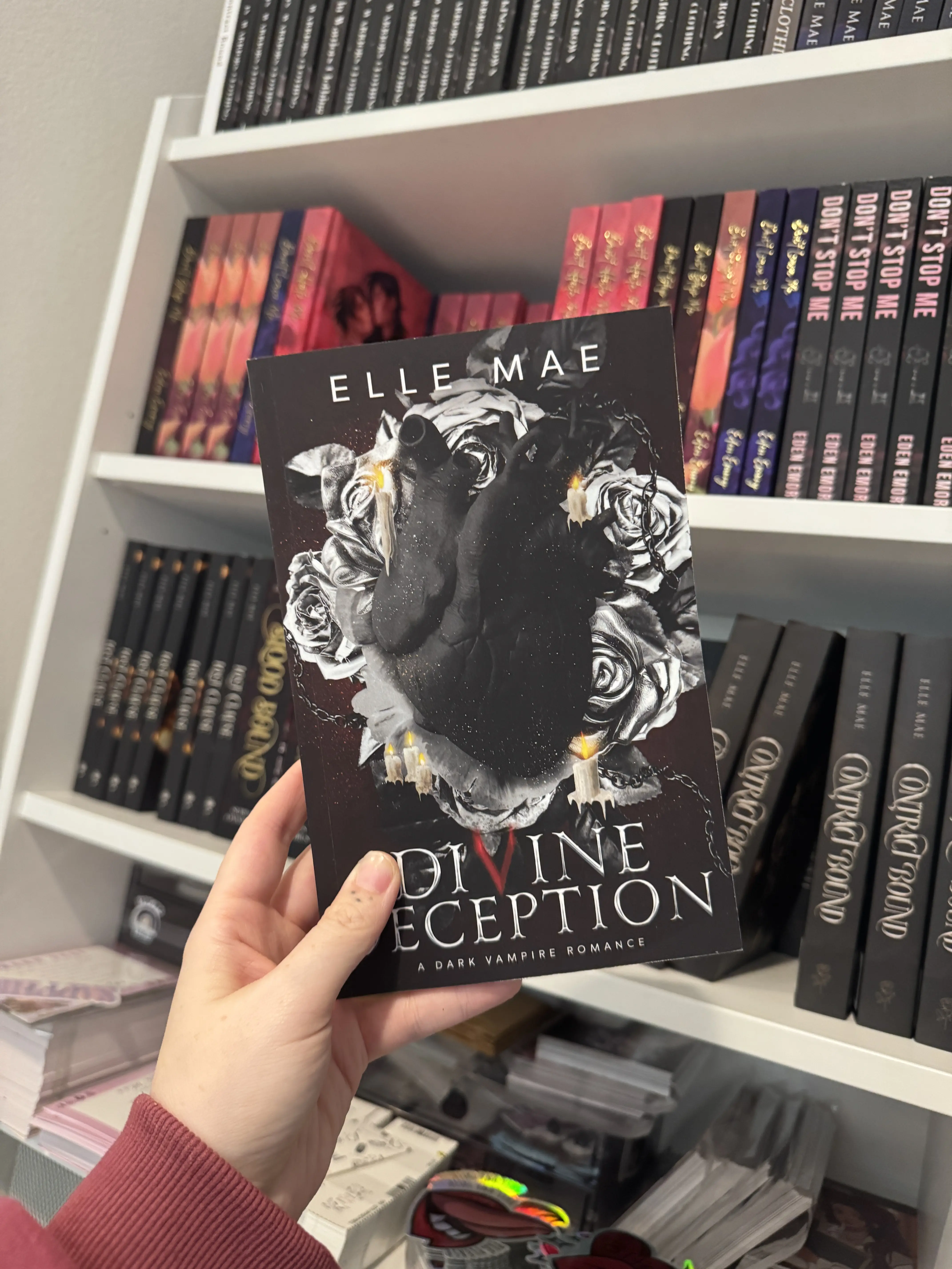 [SIGNED] Divine Deception: A Dark Enemies-to-Lovers Sapphic Vampire Romance dark romance